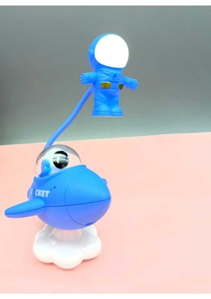 Mavi Dekoratif Gece Lambası Renk Değiştirebilen Masa Lambası modelleri