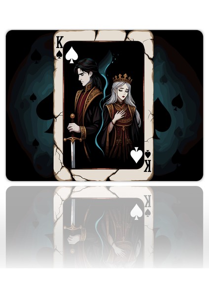 Hearts Divided Gaming Oyuncu Xl Mouse Pad Kaydırmaz Mousepad 40X30 3mm Premium Model Büyük Boy