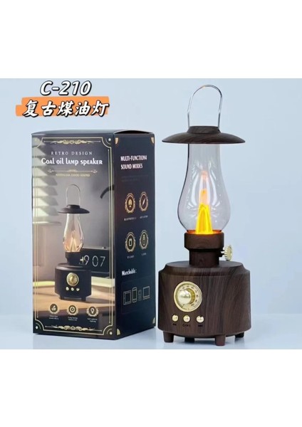 Klasik Vintage Gazyağı Retro Bluetooth Hoparlör Lamba Ses Müzik Su Geçirmez Kablosuz fiyatları