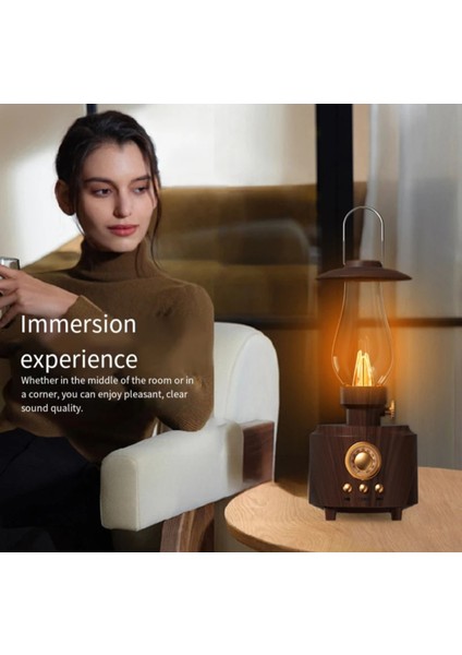 Klasik Vintage Gazyağı Retro Bluetooth Hoparlör Lamba Ses Müzik Su Geçirmez Kablosuz fırsatları