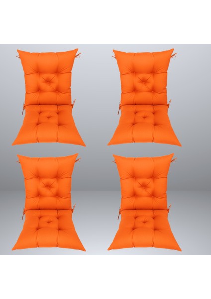 Sırtlı Sandalye Minderi 40X85 cm 4 Adet