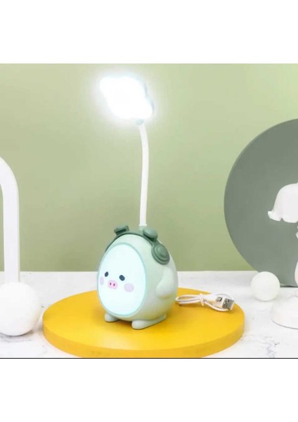 Pratik Okuma Masa Lambası Şarjlı Karikatürlü USB Led'li Gece Aydınlatma fiyatları