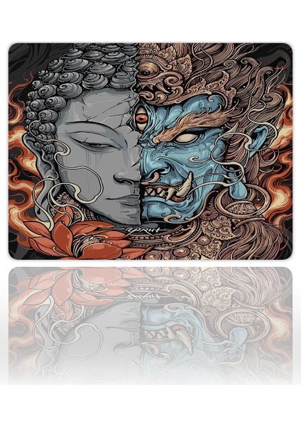 Zenith Of Duality Gaming Oyuncu Xl Mouse Pad Kaydırmaz Mousepad 40X30 3mm Premium Model Büyük Boy