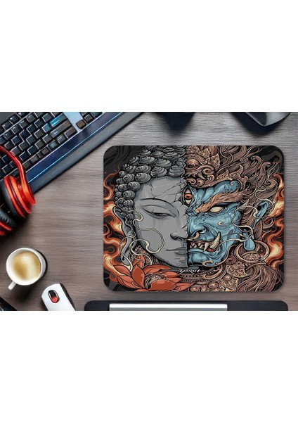 Zenith Of Duality Gaming Oyuncu Xl Mouse Pad Kaydırmaz Mousepad 40X30 3mm Premium Model Büyük Boy modelleri