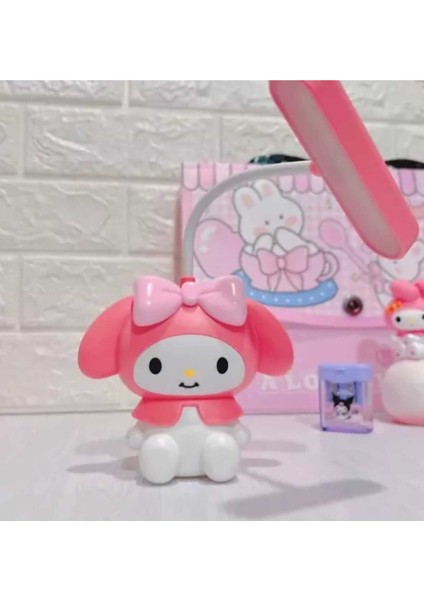 Sevimli Şarjlı Esnek Oynar Başlıklı Masa & Gece Lambası Kalem Traşlı