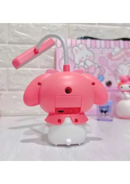 Sevimli Şarjlı Esnek Oynar Başlıklı Masa & Gece Lambası Kalem Traşlı