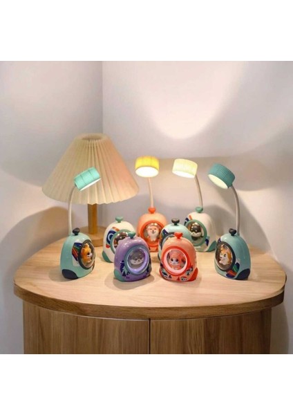 Çok Renkli Sevimli Hayvan Kabinli Çocuk Masa& Gece Lambası Rgb LED Esnek Başlıklı Gece Lambası fiyatları