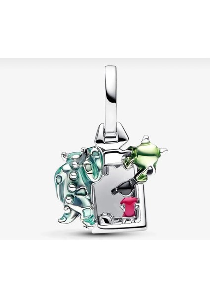 S925 Ayar Gold Renk Şanslı Casino Fişi Sallantılı Charm