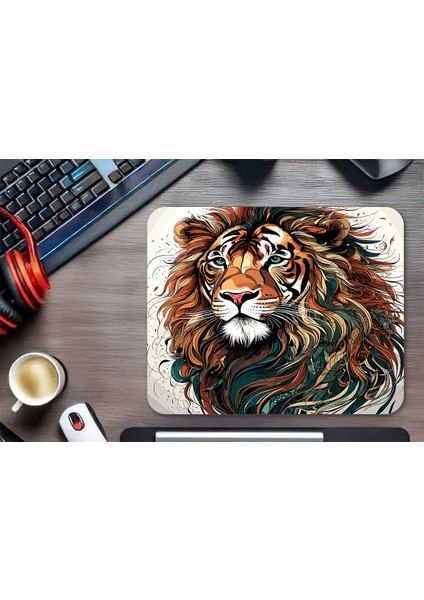 The Lion Of Artistry Gaming Oyuncu Xl Mouse Pad Kaydırmaz Mousepad 40X30 3mm Premium Model Büyük Boy modelleri