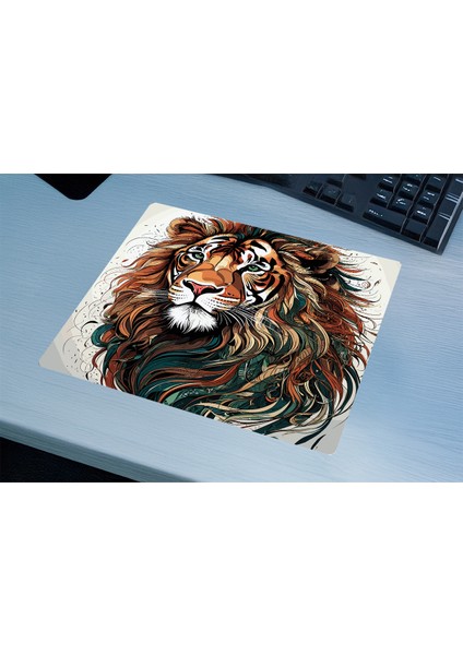 The Lion Of Artistry Gaming Oyuncu Xl Mouse Pad Kaydırmaz Mousepad 40X30 3mm Premium Model Büyük Boy fırsatları