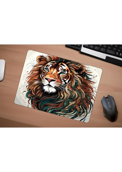 The Lion Of Artistry Gaming Oyuncu Xl Mouse Pad Kaydırmaz Mousepad 40X30 3mm Premium Model Büyük Boy indirimleri