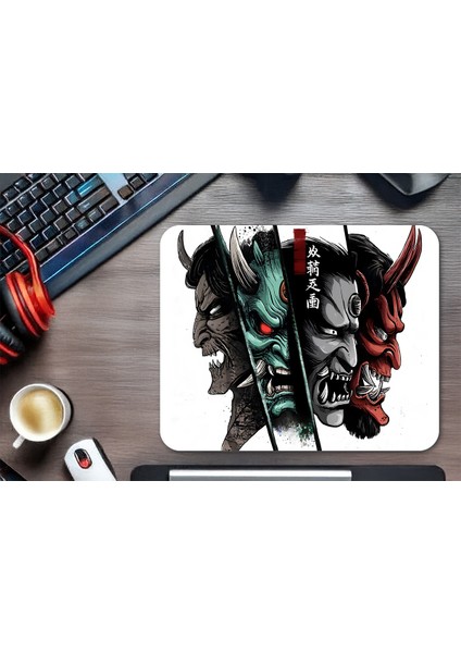 Hellbound Faces Gaming Oyuncu Xl Mouse Pad Kaydırmaz Mousepad 40X30 3mm Premium Model Büyük Boy modelleri