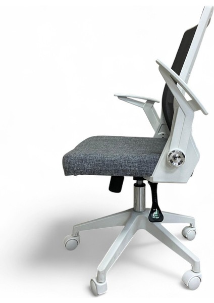 Mira Beyaz Iskeletli Ofis Sandalyesi | Ofis Çalışma Koltuğu | Personel Çalışma Sandalyesi | Toplantı Koltuğu