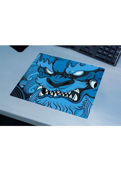 Blue Oni Gaming Oyuncu Xl Mouse Pad Kaydırmaz Mousepad 40X30 3mm Premium Model Büyük Boy indirimleri
