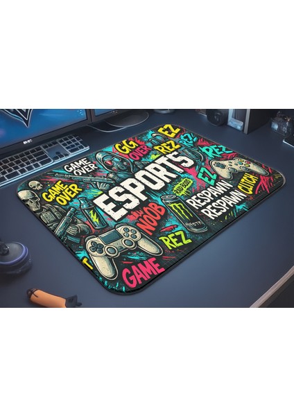 Raid Boss Gaming Oyuncu Xl Mouse Pad Kaydırmaz Mousepad 40X30 3mm Premium Model Büyük Boy modelleri