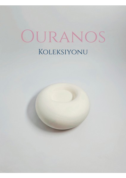 Doge Sirius Şamdan Kırık Beyaz Dekoratif Taş Mumluk modelleri