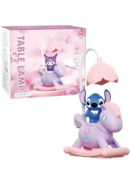 Karakterli Sevimli 360 Derece Ayarlanabilir Çiçekli Masa Lambası modelleri