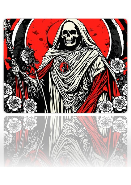 Red Halo Of Silence Gaming Oyuncu Xl Mouse Pad Kaydırmaz Mousepad 40X30 3mm Premium Model Büyük Boy