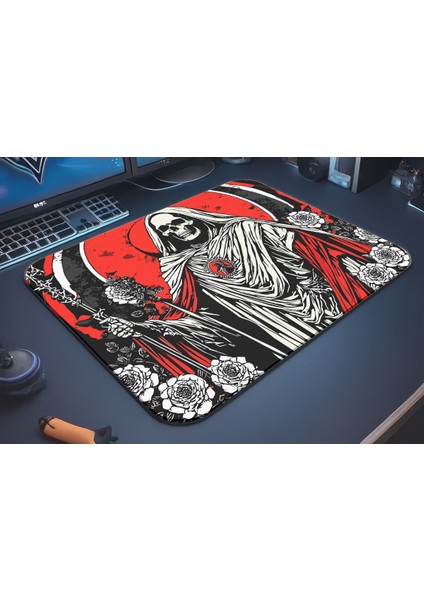 Red Halo Of Silence Gaming Oyuncu Xl Mouse Pad Kaydırmaz Mousepad 40X30 3mm Premium Model Büyük Boy fiyatları
