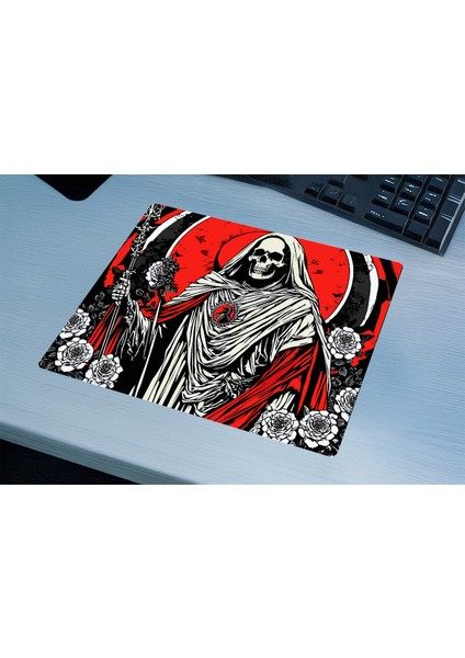 Red Halo Of Silence Gaming Oyuncu Xl Mouse Pad Kaydırmaz Mousepad 40X30 3mm Premium Model Büyük Boy fırsatları