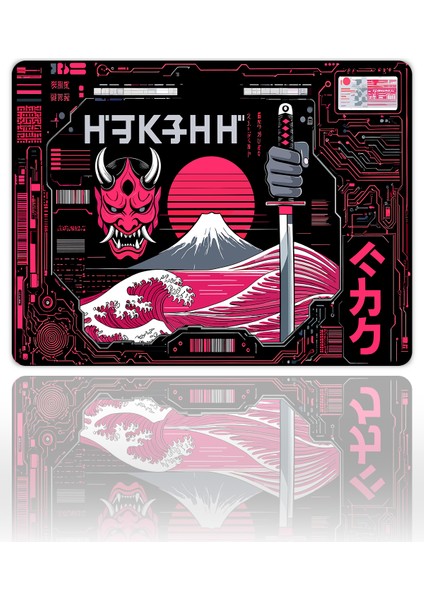 Red Surge Gaming Oyuncu Xl Mouse Pad Kaydırmaz Mousepad 40X30 3mm Premium Model Büyük Boy