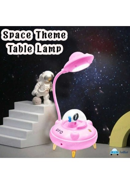 Temalı Masa Lambası- (1'li Paket) Çalışma Masası LED Lambası, Şarj Edilebilir Masa Lambası