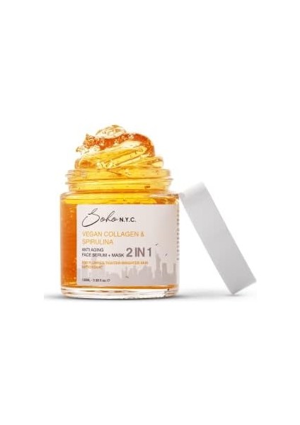Soho N.y.c. Vegan Kolajen Anti Aging-Yaşlanma Karşıtı Durulanmayan Maske Etkili Serum 100 ml fiyatları