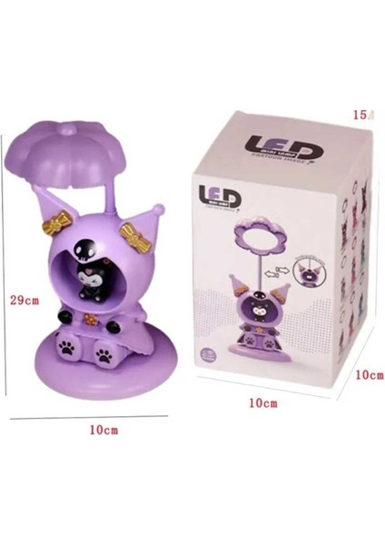 LED Masa Lambası Kalemtıraş Katlanabilir Işık Sevimli Masa Lambası USB Şarjlı fiyatları