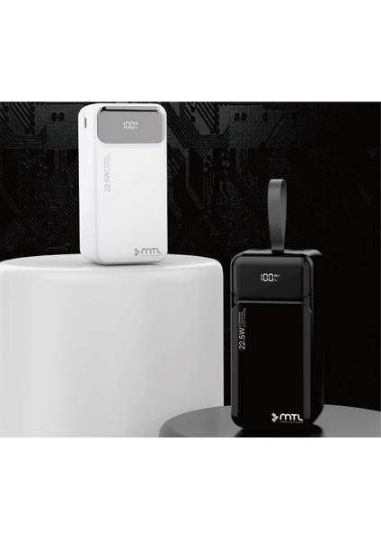50000 Mah 22.5W Süper Hızlı Şarj Power Bank - Dijital Ekranlı fırsatları