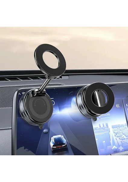 360 Derece Dönebilen Vakum Özellikli Magesafe Magnetik Telefon Tutucu