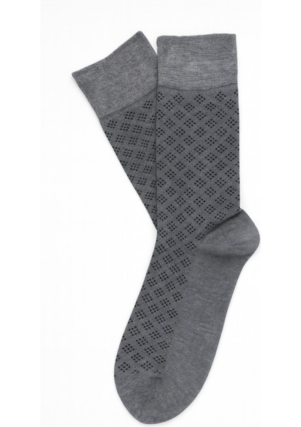 Erkek Gri Bambu Desenli Soket Çorap fiyatları