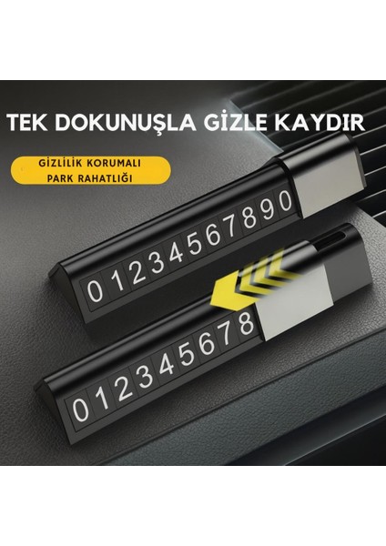 Premıum Gece Görüşlü Gizlenebilir Araç Park Telefon Numaratörü Geçici Park Numaratör Plakalık fiyatları