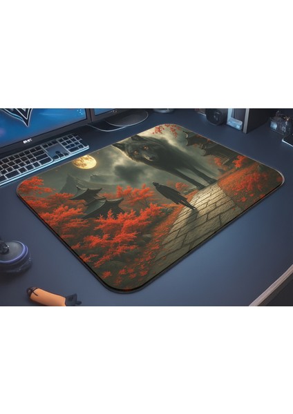 Eclipse Wolf Gaming Oyuncu Xl Mouse Pad Kaydırmaz Mousepad 40X30 3mm Premium Model Büyük Boy fiyatları