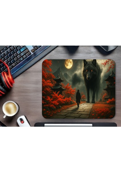 Eclipse Wolf Gaming Oyuncu Xl Mouse Pad Kaydırmaz Mousepad 40X30 3mm Premium Model Büyük Boy indirimleri