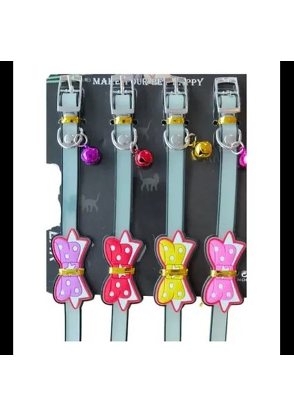 Papyonlu Silikon Kedi Tasması fırsatları