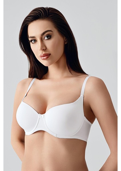 Büyük Beden Kadın Beyaz Desteksiz Balenli Sütyen – Boş Kap Rahat Günlük Model C0T1N1773 modelleri