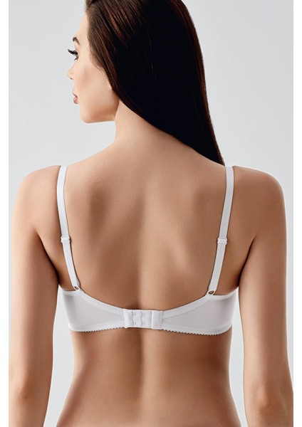 Büyük Beden Kadın Beyaz Desteksiz Balenli Sütyen – Boş Kap Rahat Günlük Model C0T1N1773 fırsatları
