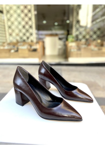 6 cm Kalın Topuklurahat Ayakkabı 01653 modelleri