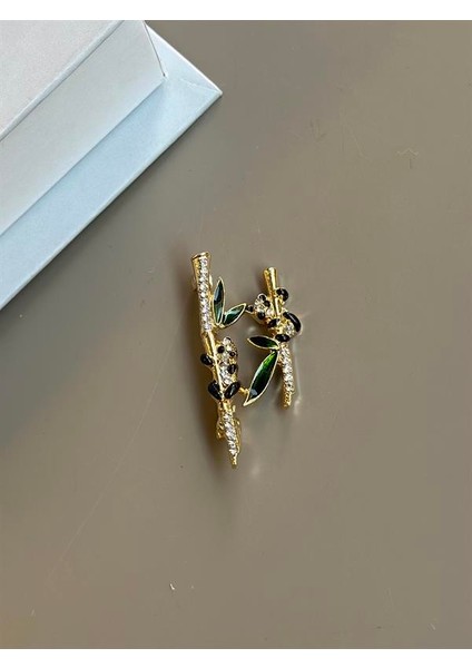 Panda Broş - Altın