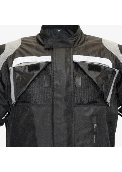 Discovery Siyah Gri Motorcu Montu modelleri