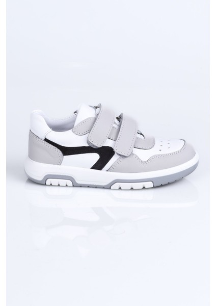 5001 Hakiki Deri Spor Ayakkabı F. Lacivert-Turuncu - 32 indirimleri