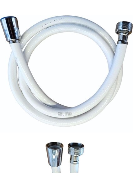 Shuıvan Duş Hortumu 1,2 Metre Pvc - Beyaz