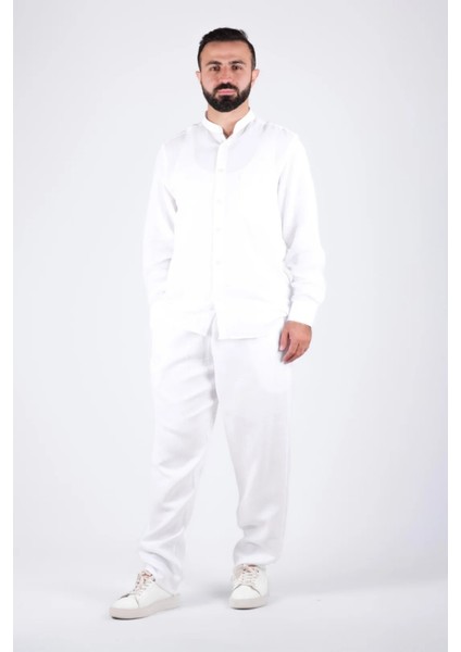 Ferah Müslin Pantolon Buz Mavisi fırsatları