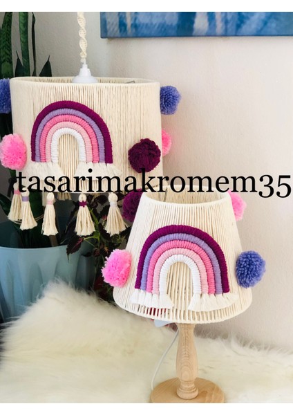 Makrome Abajur-Avize