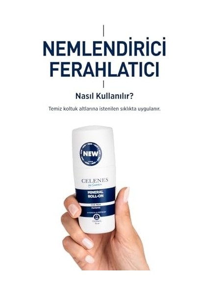 Celenes Thermal Roll-On Beyazlatıcı For Men 75 ml