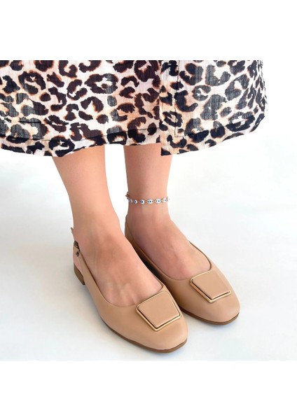 Nrzsnt Canka Nude Cilt Babet Ayakkabı (Numara: 36) fırsatları