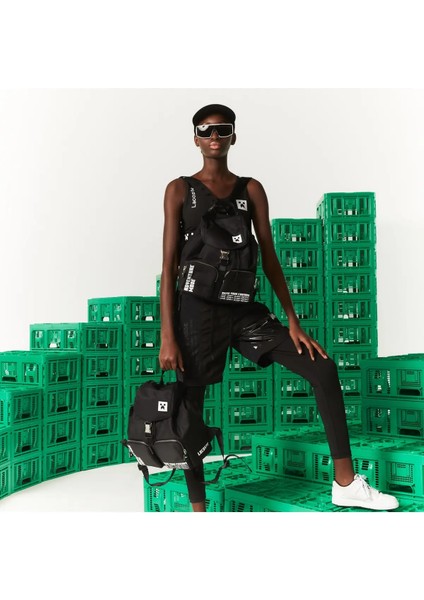 Miniecraft Kadın Baskılı Siyah Sırt Çantası NF3851MK