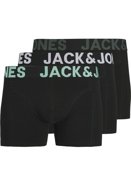 Jack Jones Celıas Solıd 3 Lü Paket Erkek Boxer 12285145