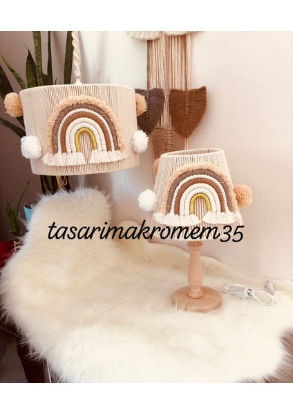 Makrome Avize-Abajur