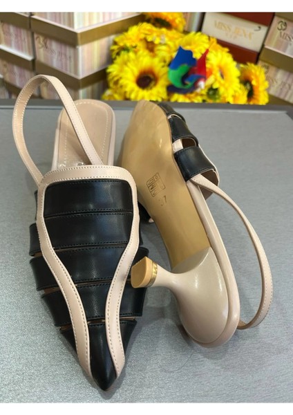 Özel Tasarım 2025 Model Açık Topuk Kadın Ayakkabı 5 cm Mini Topuk fiyatları